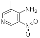 3-甲基-5-硝基-4-吡啶胺分子结构 (CAS 18227-67-3)