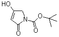 2,5-Dihydro-4-hydroxy-2-oxo-1H-pyrrole-1-carboxylic acid 1,1-dimethylethyl ester molecular structure (CAS 182352-48-3)