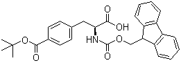 4-[(1,1-Dimethylethoxy)carbonyl]-N-[(9H-fluoren-9-ylmethoxy)carbonyl]-L-phenylalanine molecular structure (CAS 183070-44-2)