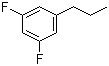 3,5-Difluoro-1-propylbenzene molecular structure (CAS 183245-00-3)