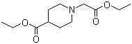 Ethyl 4-(ethoxycarbonyl)piperidine-1-acetate molecular structure (CAS 1838-39-7)