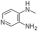 3-Amino-4-(methylamino)pyridine molecular structure (CAS 1839-17-4)