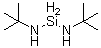 Bis(tert-butylamino)silane molecular structure (CAS 186598-40-3)