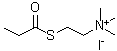 结构式 CAS# 1866-73-5, 碘化硫代丙酰胆碱