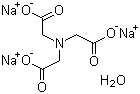 结构式 CAS# 18662-53-8, 氮川三乙酸三钠盐一水合物