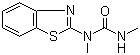 结构式 CAS# 18691-97-9, 甲基苯噻隆; 噻唑隆; N-2-苯并噻唑基-N,N'-二甲基脲
