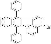 3-Bromo-7,12-diphenylbenzo[k]fluoranthene molecular structure (CAS 187086-32-4)