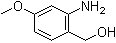 2-Amino-4-methoxybenzenemethanol molecular structure (CAS 187731-65-3)