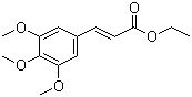 结构式 CAS# 1878-29-1, 3,4,5-三甲氧基肉桂酸乙酯