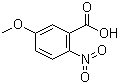 5-Methoxy-2-nitrobenzoic acid molecular structure (CAS 1882-69-5)