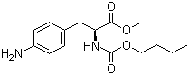 (S)-Methyl N-(butoxycarbonyl)-4-aminophenylalaninate molecular structure (CAS 188404-33-3)
