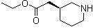 结构式 CAS# 188883-58-1, (3S)-3-哌啶乙酸乙酯