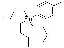 结构式 CAS# 189195-41-3, 5-甲基-2-(三丁基锡烷基)吡啶