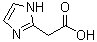 1H-Imidazole-2-acetic acid molecular structure (CAS 189502-92-9)
