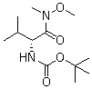 N-[(1R)-1-[(Methoxymethylamino)carbonyl]-2-methylpropyl]carbamic acid tert-butyl ester molecular structure (CAS 190260-92-5)