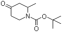 1-Boc-2-methylpiperidin-4-one molecular structure (CAS 190906-92-4)