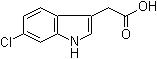 6-氯吲哚-3-乙酸分子结构 (CAS 1912-44-3)