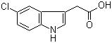 5-Chloroindole-3-acetic acid molecular structure (CAS 1912-45-4)