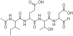 结构式 CAS# 191338-86-0, 乙酰基-异亮氨酰-谷氨酰-苏氨酰-天冬氨醛