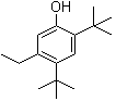 2,4-Bis(1,1-dimethylethyl)-5-ethylphenol molecular structure (CAS 19245-41-1)