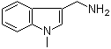 (1-Methyl-1H-indol-3-yl)methylamine molecular structure (CAS 19293-60-8)