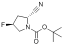 2-Methyl-2-propanyl (2R,4S)-2-cyano-4-fluoro-1-pyrrolidinecarboxylate molecular structure (CAS 1932001-16-5)