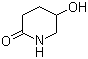 5-羟基-2-哌啶酮分子结构 (CAS 19365-07-2)