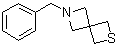 6-(Phenylmethyl)-2-thia-6-azaspiro[3.3]heptane molecular structure (CAS 1936626-65-1)