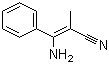 3-Amino-2-methyl-3-phenylacrylonitrile molecular structure (CAS 19389-49-2)