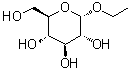 Ethyl alpha-D-glucopyranoside molecular structure (CAS 19467-01-7)