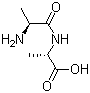 L-丙氨酰-L-丙氨酸分子结构 (CAS 1948-31-8)