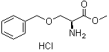 结构式 CAS# 19525-87-2, O-苄基-L-丝氨酸甲酯盐酸盐