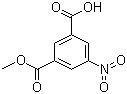 5-硝基间苯二甲酸单甲酯分子结构 (CAS 1955-46-0)