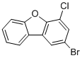 2-溴-4-氯二苯并[b,d]呋喃分子结构 (CAS 1960445-63-9)