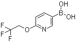 [6-(2,2,2-Trifluoroethoxy)-3-pyridinyl]boronic acid molecular structure (CAS 196083-20-2)