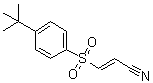 structure of CAS# 196309-76-9, (2E)-3-[[4-(1,1-Dimethylethyl)phenyl]sulfonyl]-2-propenenitrile;BAY 11-7085; BAY 117083