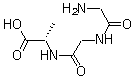 Glycylglycyl-L-alanine molecular structure (CAS 19729-30-7)