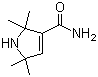 2,2,5,5-Tetramethyl-3-pyrrolidinecarboxamide molecular structure (CAS 19805-75-5)