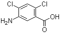 5-Amino-2,4-dichlorobenzoic acid molecular structure (CAS 19861-63-3)