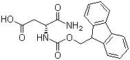Fmoc-D-aspartic acid-alpha-amide molecular structure (CAS 200335-41-7)