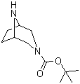 3,8-Diazabicyclo[3.2.1]octane-3-carboxylic acid tert-butyl ester molecular structure (CAS 201162-53-0)