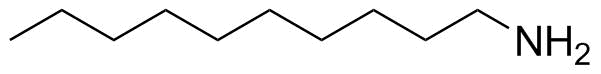 Decylamine molecular structure (CAS 2016-57-1)
