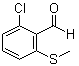 structure of CAS# 201987-39-5, 2-Chloro-6-methylthiobenzaldehyde