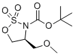 t-Butyl (4S)-4-(methoxymethyl)-2,2-dioxo-oxathiazolidine-3-carboxylate molecular structure (CAS 2023006-41-7)