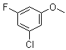 3-Chloro-5-fluoroanisole molecular structure (CAS 202925-08-4)
