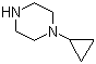 结构式 CAS# 20327-23-5, 1-环丙基哌嗪