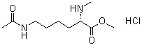 N6-Acetyl-N2-methyl-L-lysine methyl ester hydrochloride (1:1) molecular structure (CAS 2044709-75-1)