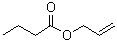 structure of CAS# 2051-78-7, Butyric acid allyl ester;2-Propenyl butanoate; Allyl butanoate; Allyl butyrate; NSC 18600