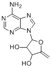 2-(6-Aminopurin-9-yl)-5-methylideneoxolane-3,4-diol molecular structure (CAS 20535-04-0)