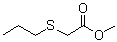结构式 CAS# 20600-65-1, (丙硫基)乙酸甲酯